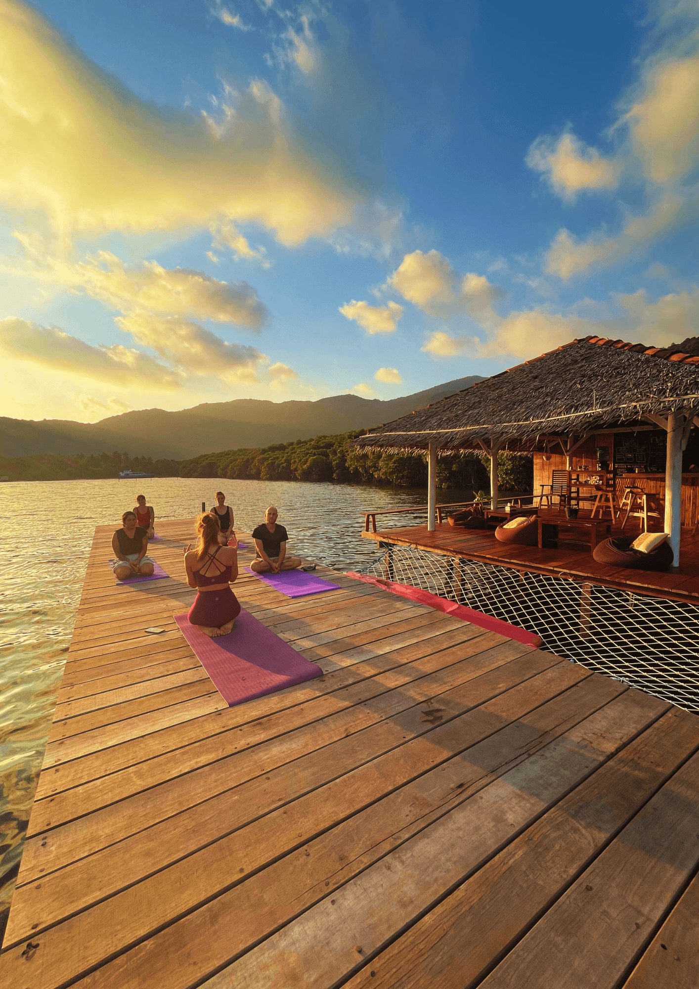 Sunrise Yoga on the Jetty